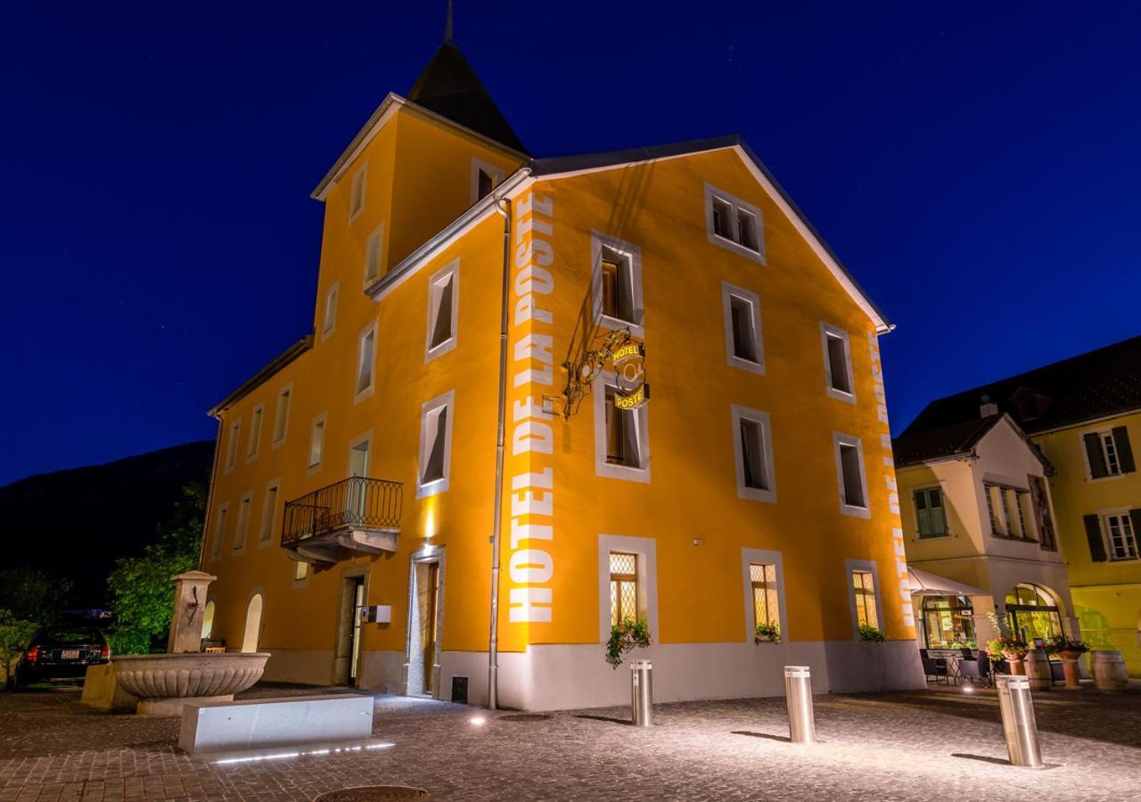 Hotel De La Poste Сиере Екстериор снимка